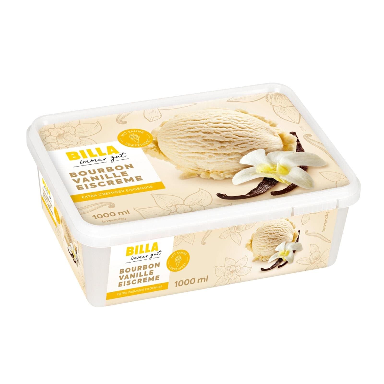 BILLA Eiscreme Vanille