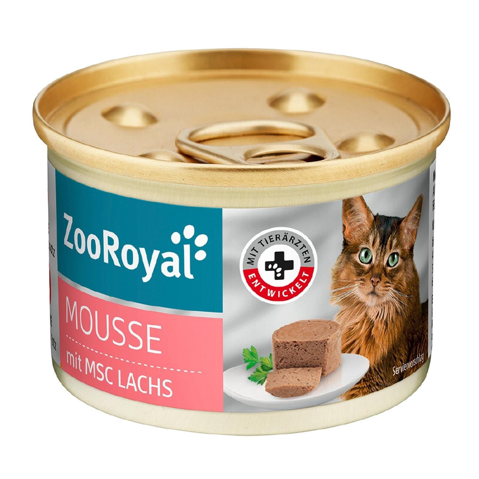 ZooRoyal Katzenfutternass Lachs