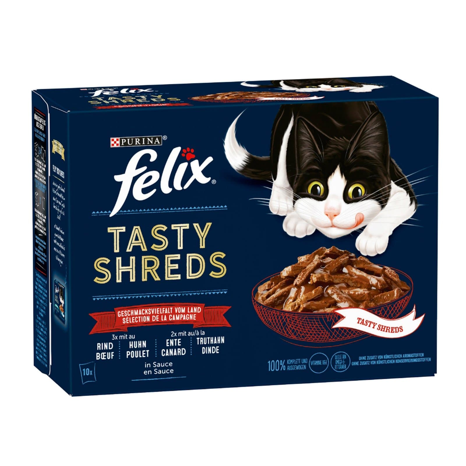 Felix Katzenfutternass Fleisch