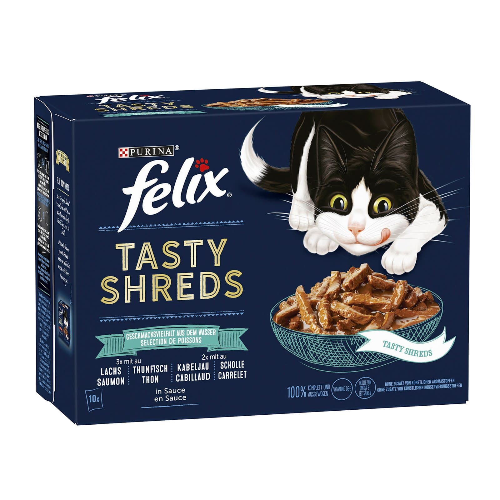 Felix Katzenfutternass Fisch