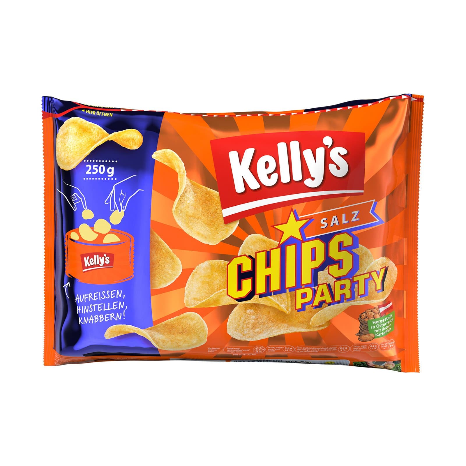 Kelly's Kartoffelchips Salz