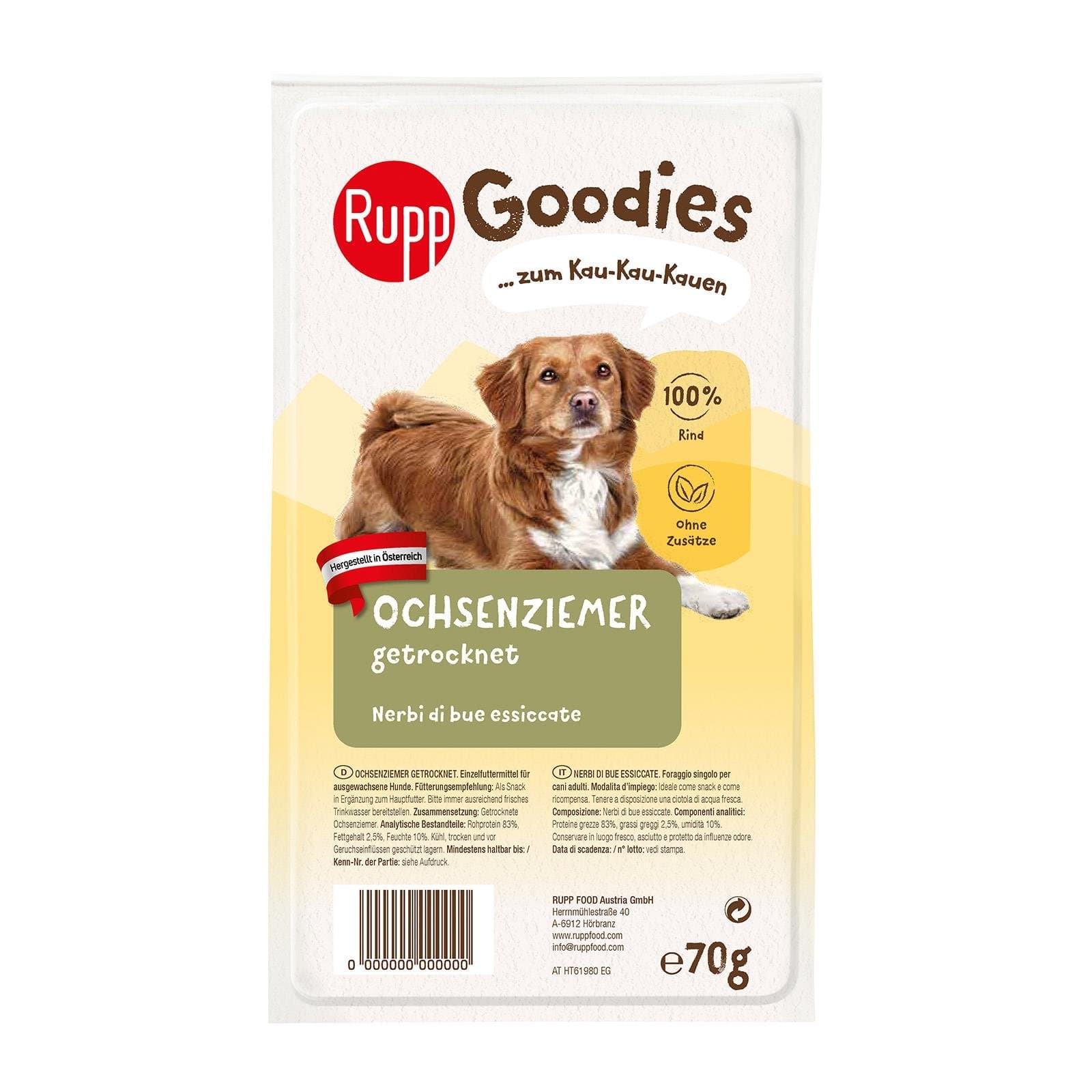 Rupp Hundesnack Rind Kau