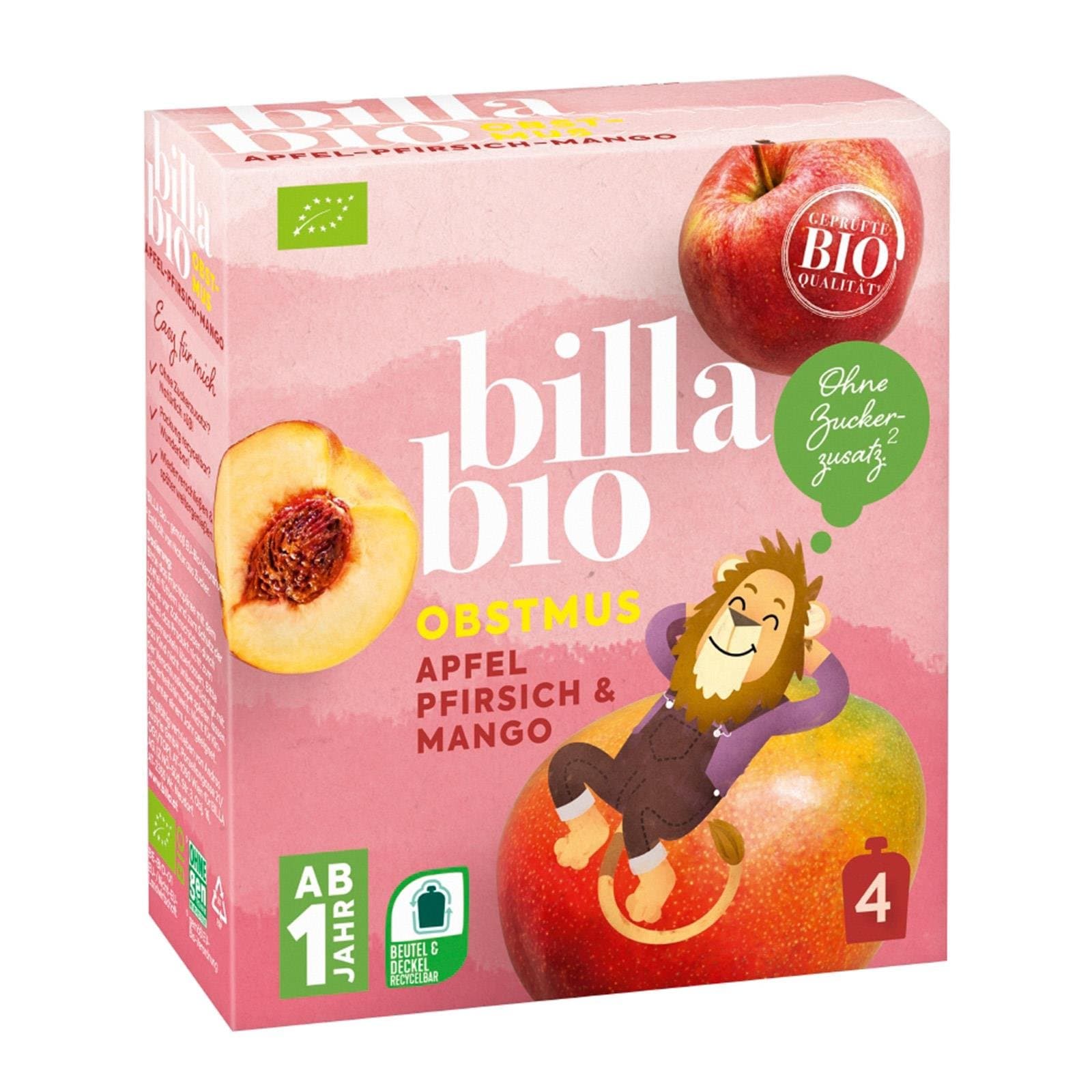Quetschie Apfel Mango Pfirsich