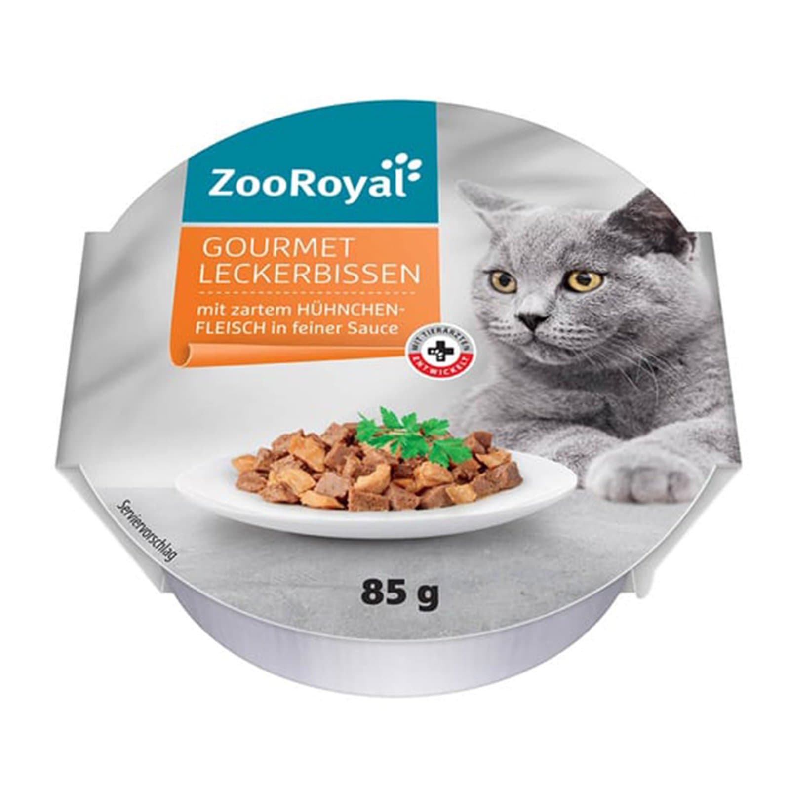 ZooRoyal Katzenfutternass Huhn