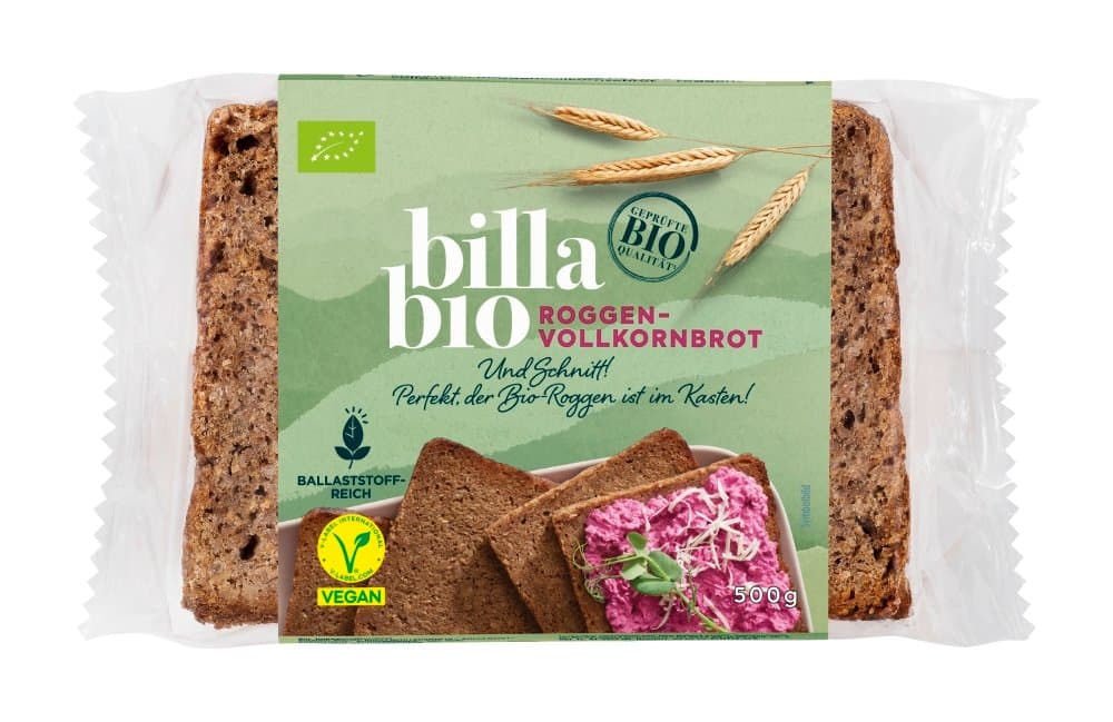 BILLA Roggenvollkornbrot Bio