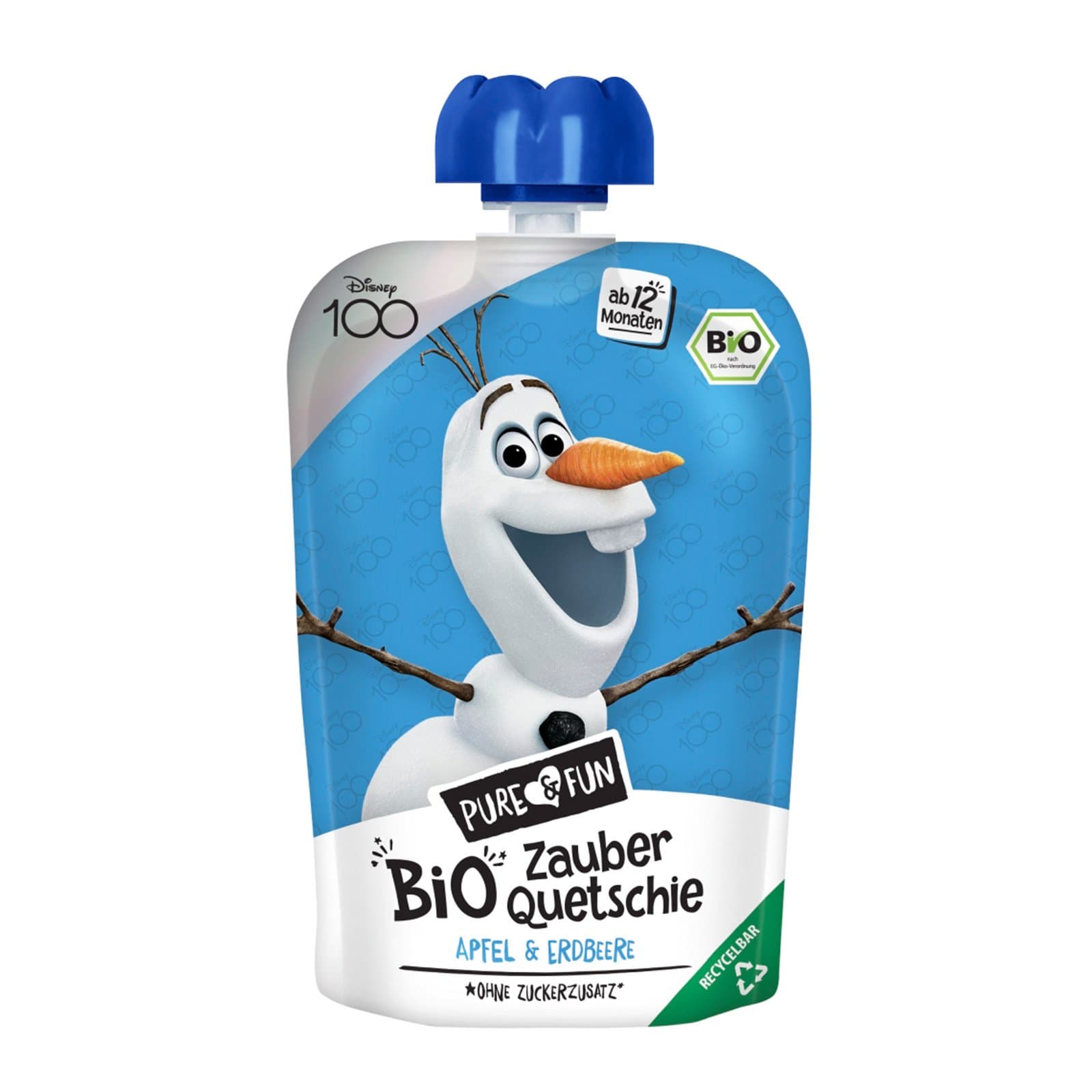 Pure & Fun Quetschie Apfel Erdbeer Bio