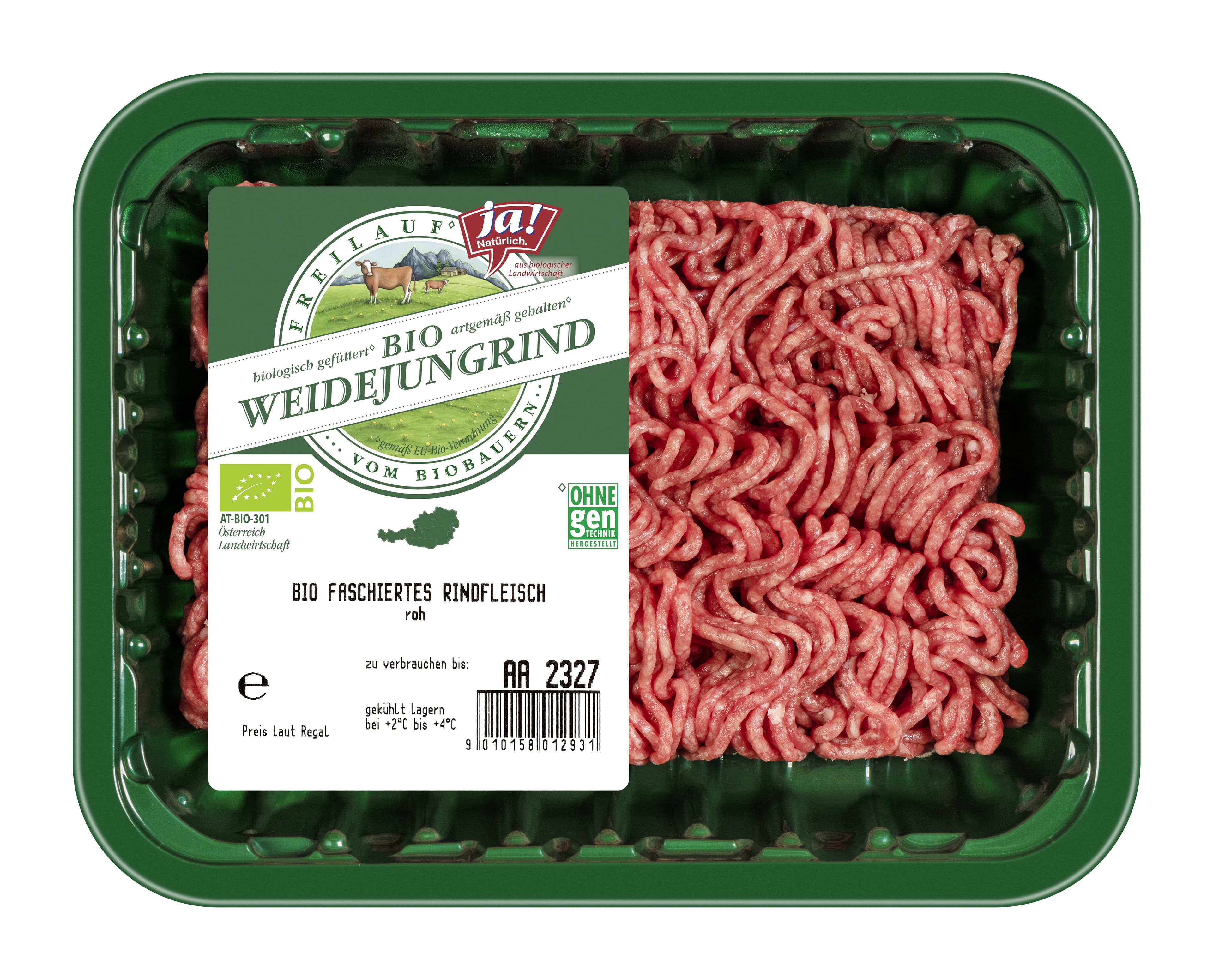 Ja! Natürlich Faschiertes Rind Bio