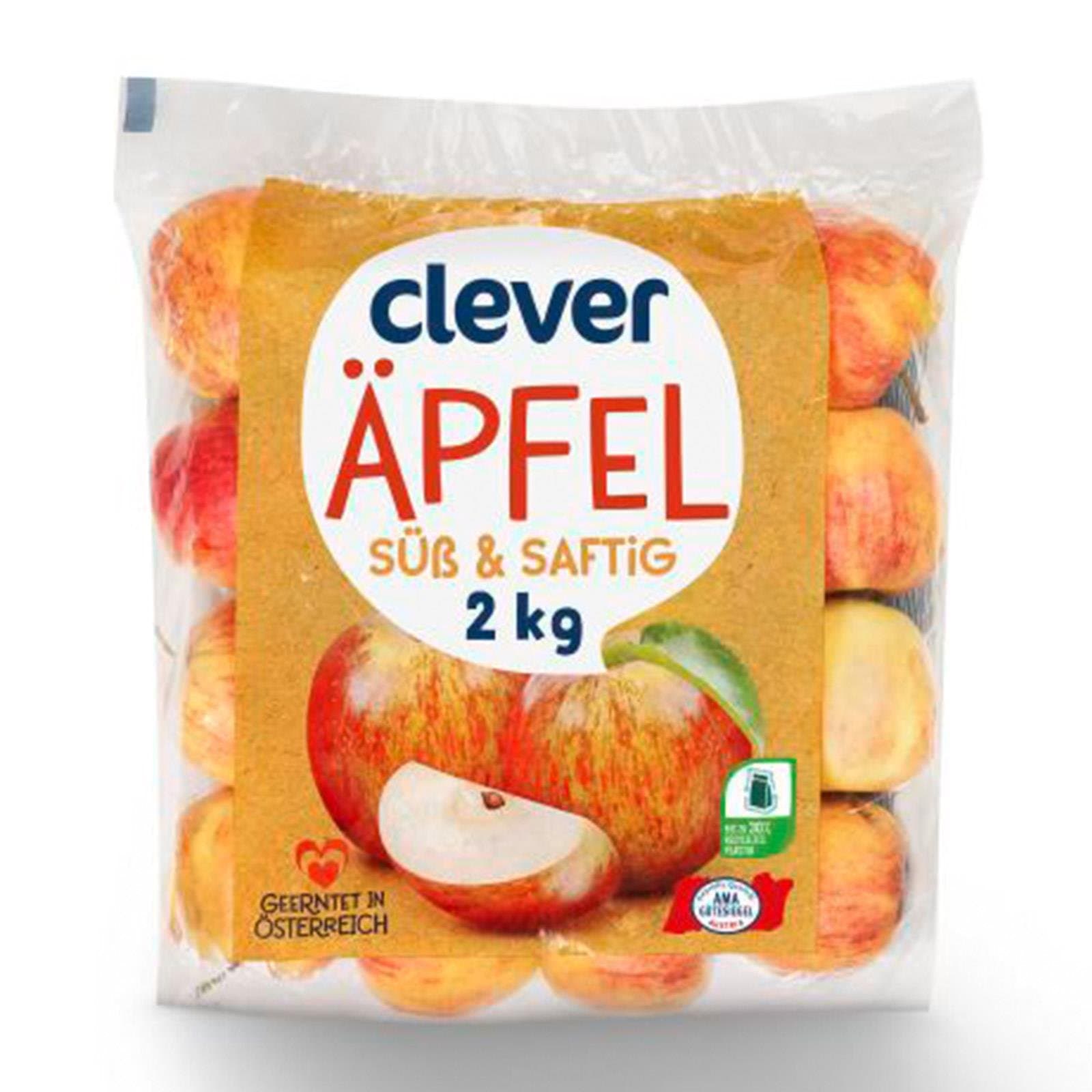 Clever Apfel Rot