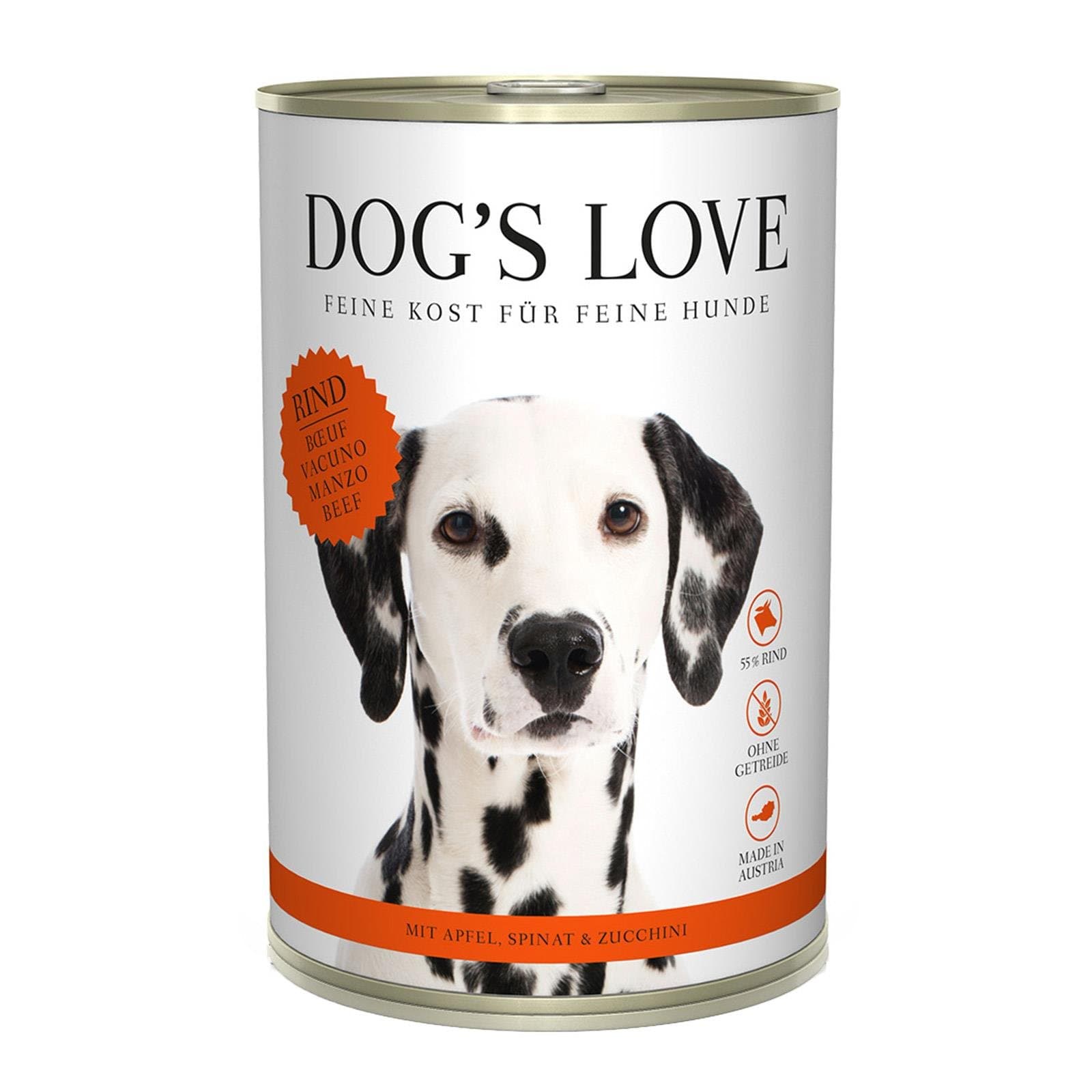 Dog's Love Hundefutternass Rind