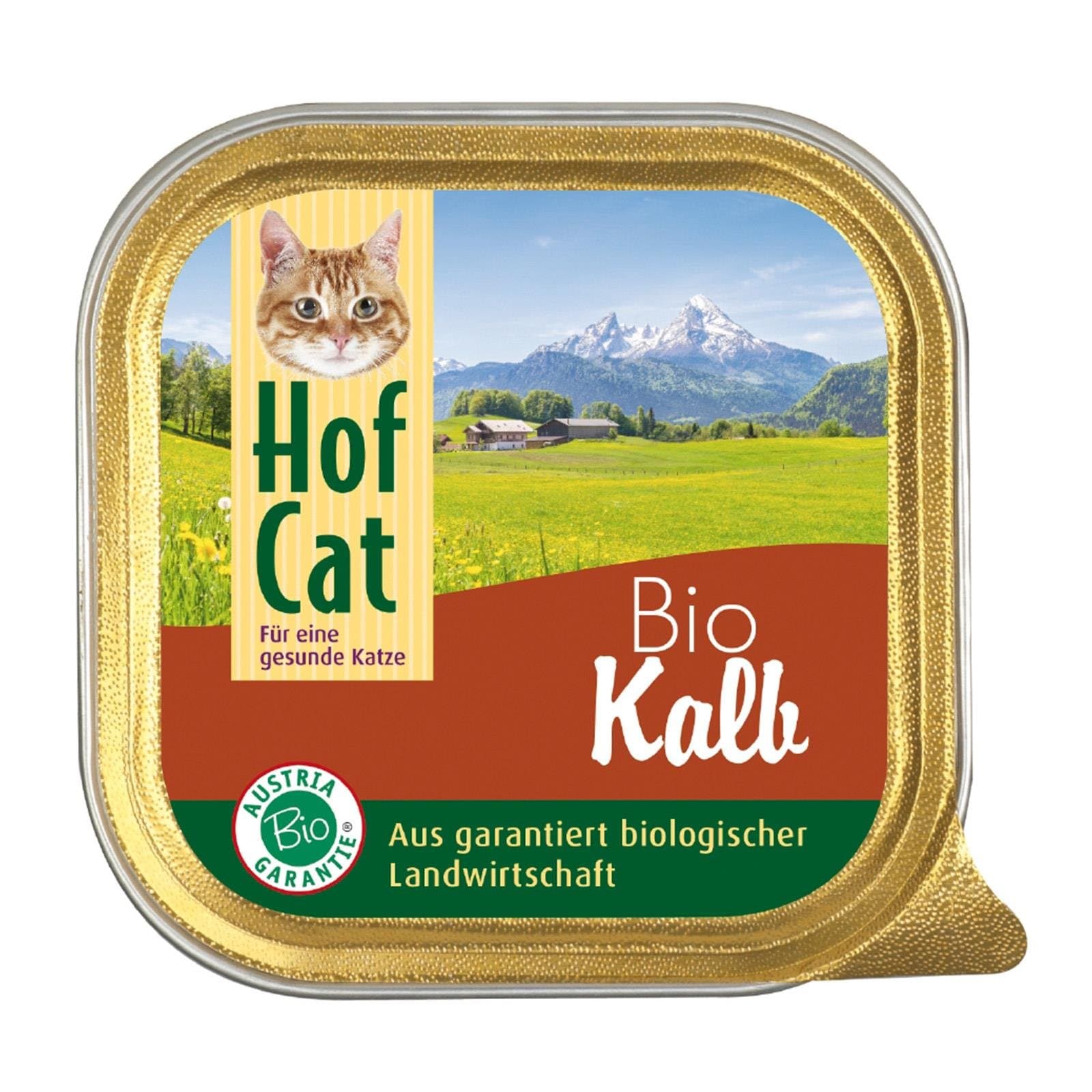 Hof Cat Katzenfutternass Kalb Bio